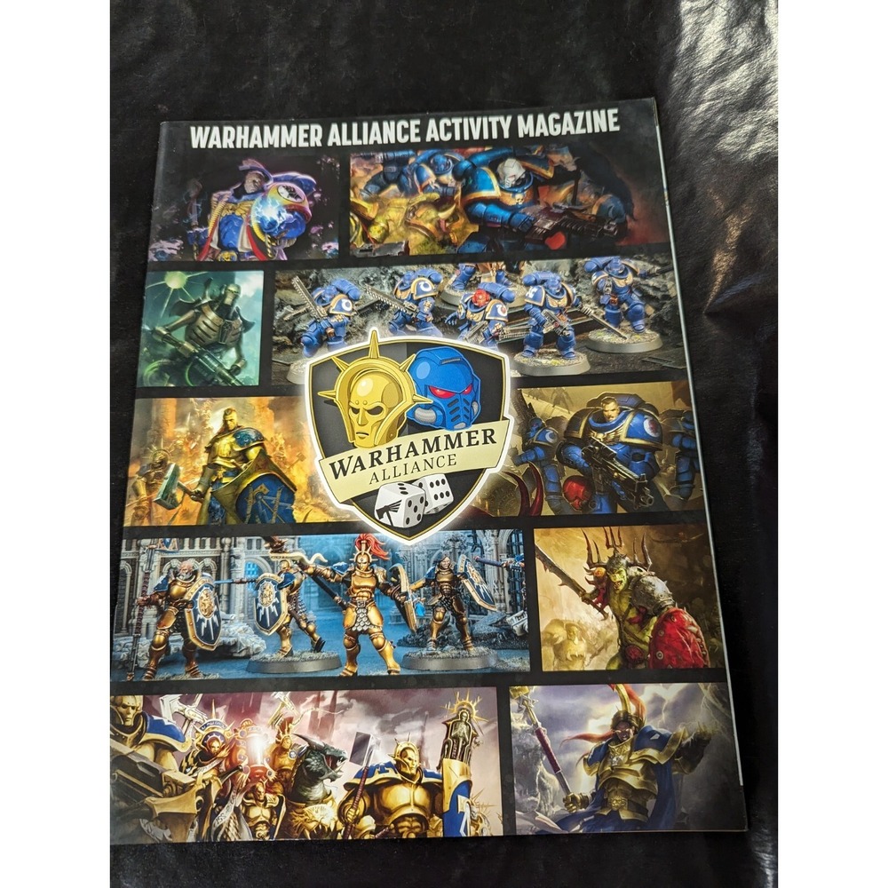 Warhammer Alliance activity magazine BRAND NEW FULL COLOR